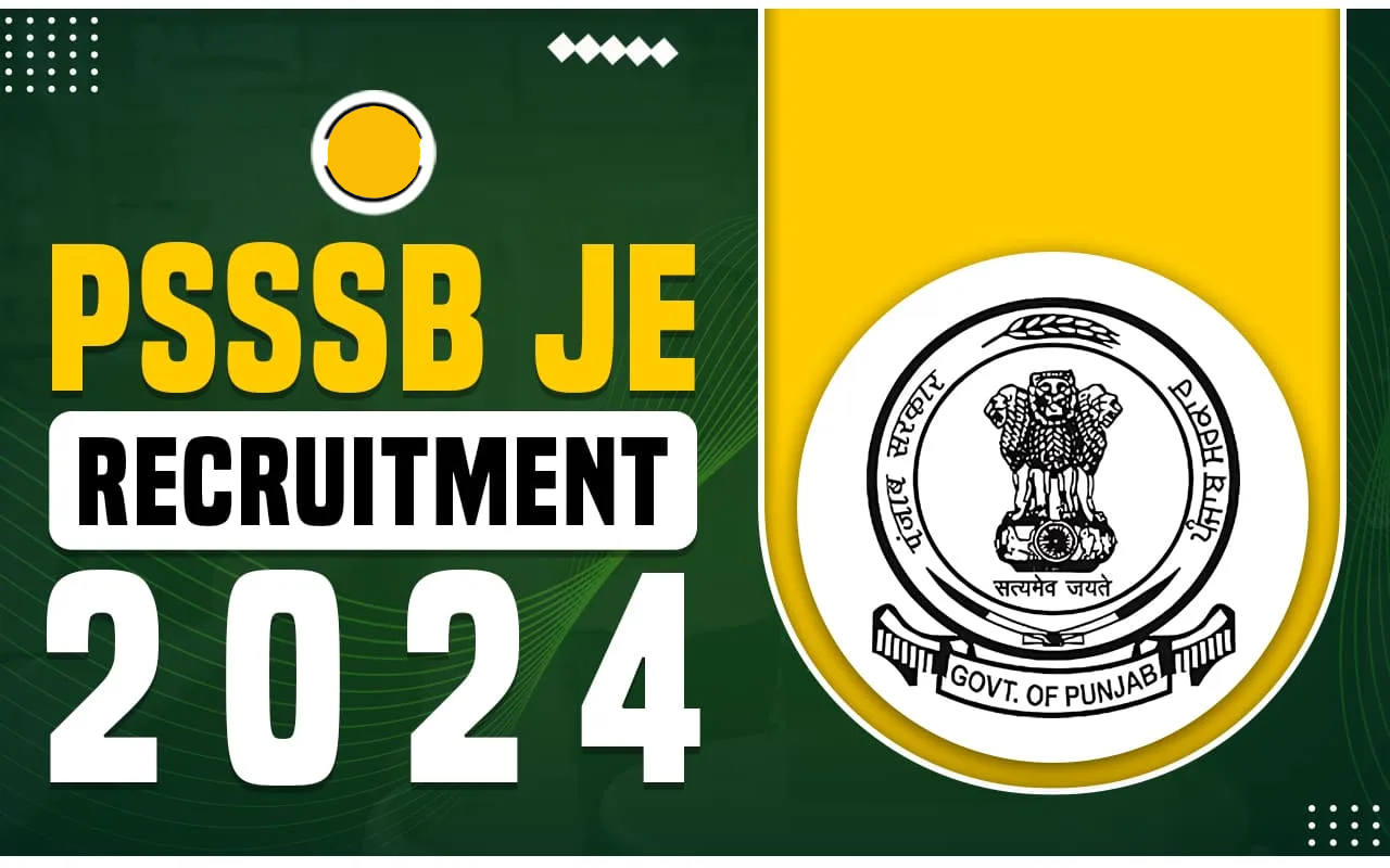 PSSSB 12 JE Programmer Various Vacancy Online Form 2024