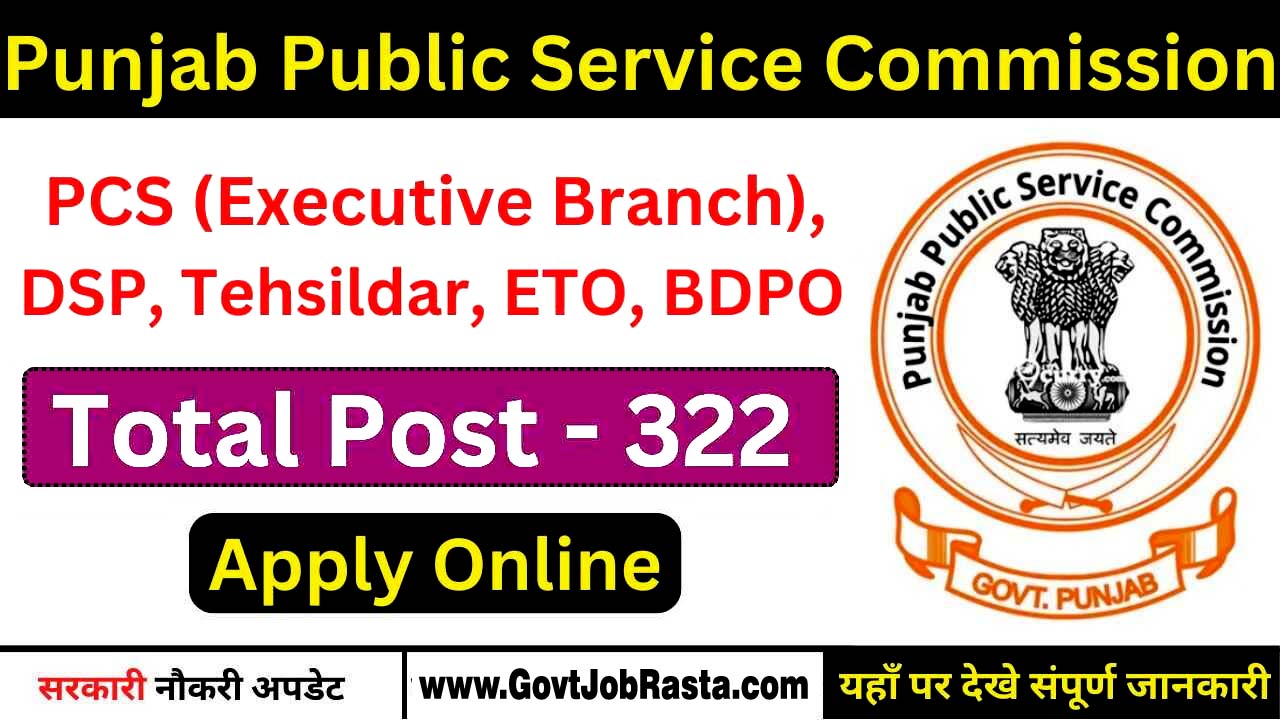 PPSC Civil Service Vacancy Online Form 2025