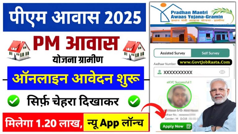 PM Awas Gramin New App 2025- नए एप के माध्यम से ग्रामीण आवास योजना का घर बैठे करें आवेदन