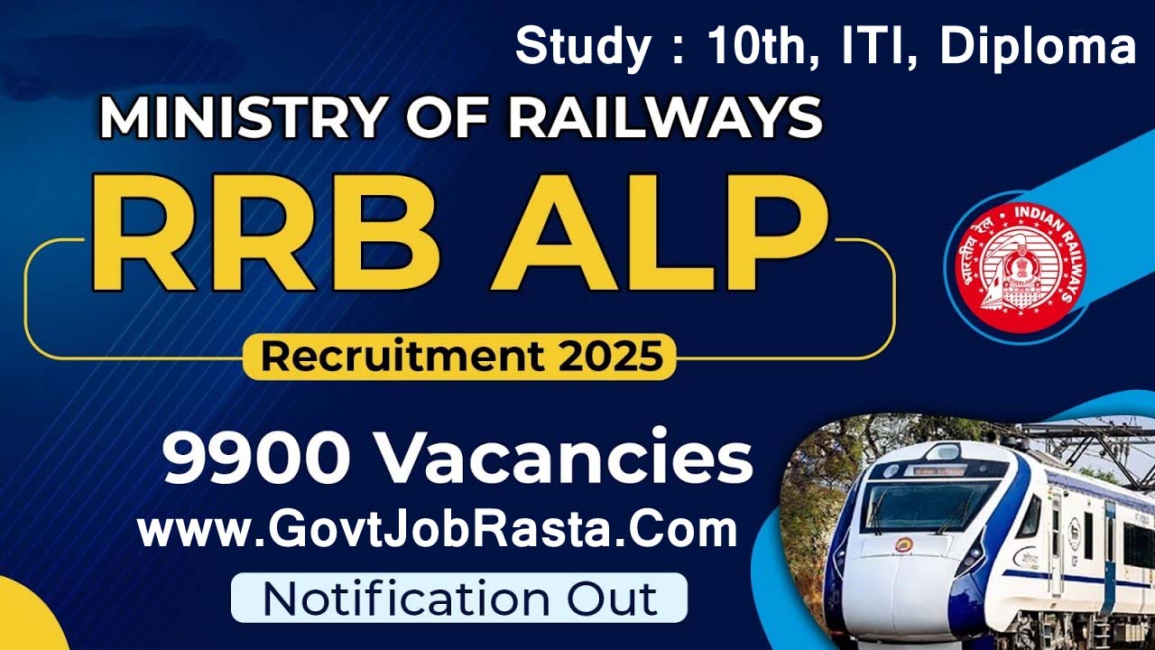 RRB Railway 9970 ALP Vacancy Online Form 2025