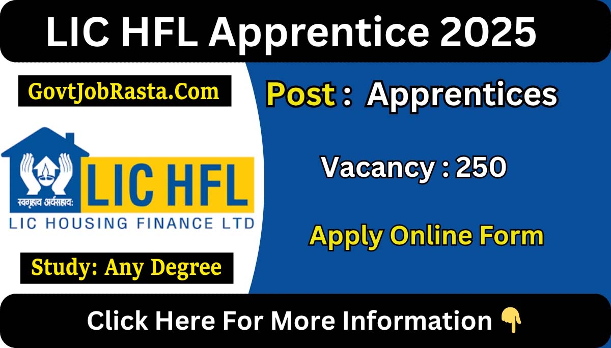 LIC HFL 200 Apprentice Vacancy Online Form 2025
