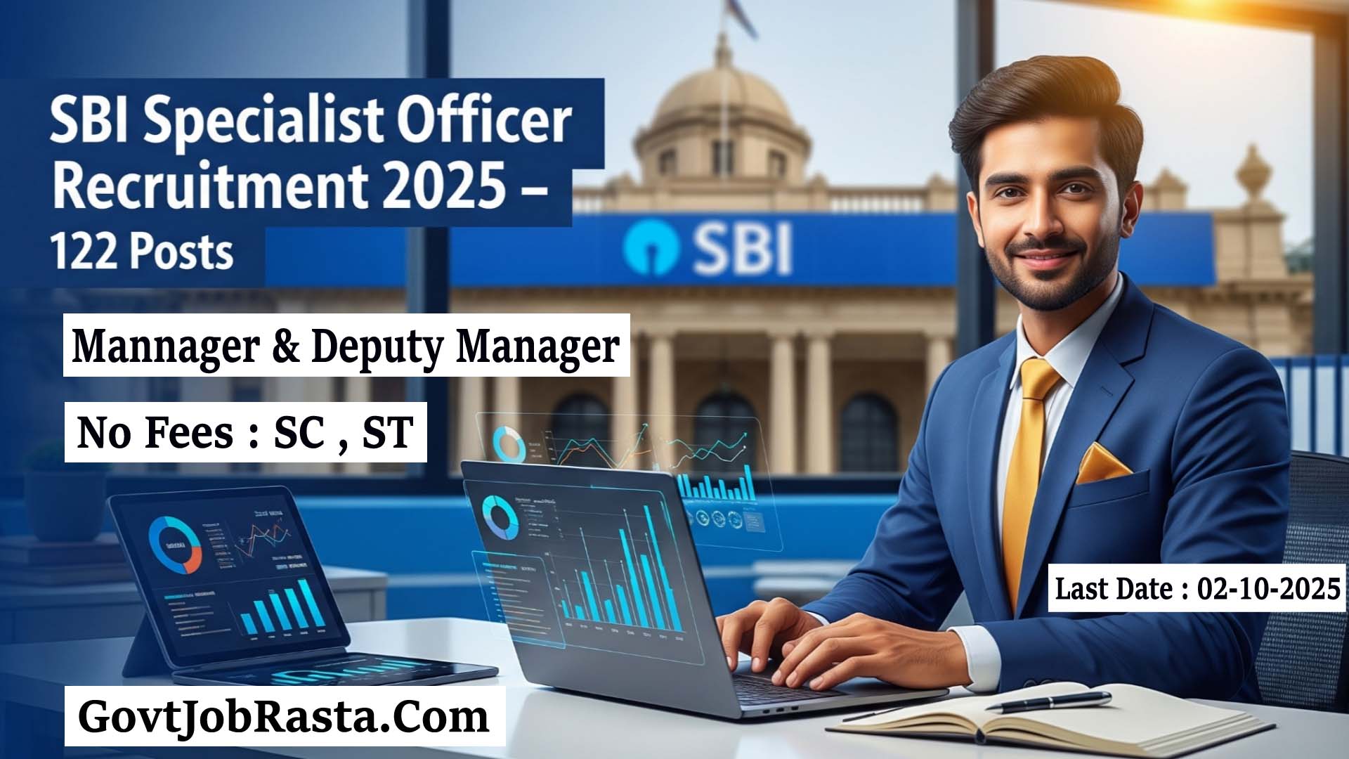 SBI Specialist Officers Recruitment 2025 for 122 Posts
