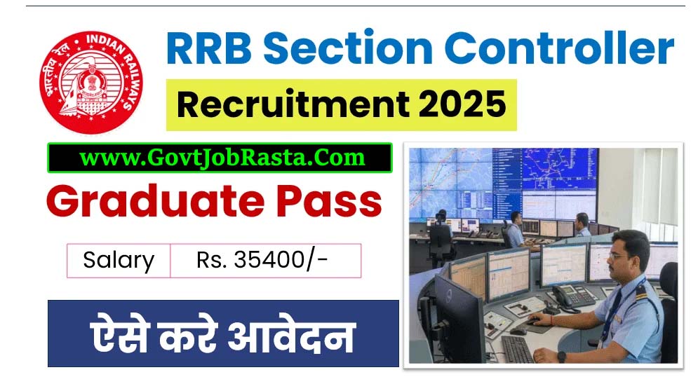 RRB Section Controller Recruitment 2025 Apply Online
