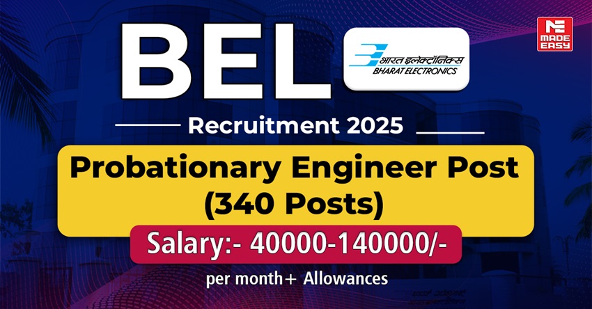 BEL 340 Probationary Engineer Online Form 2025