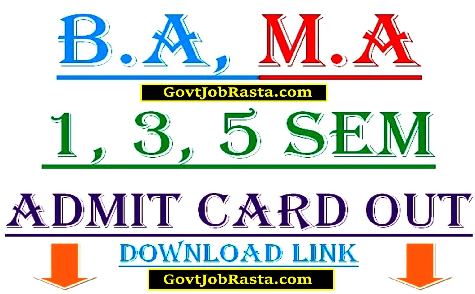 BA Panjab University Chandigarh Private, Regular Student Admit Card 2025