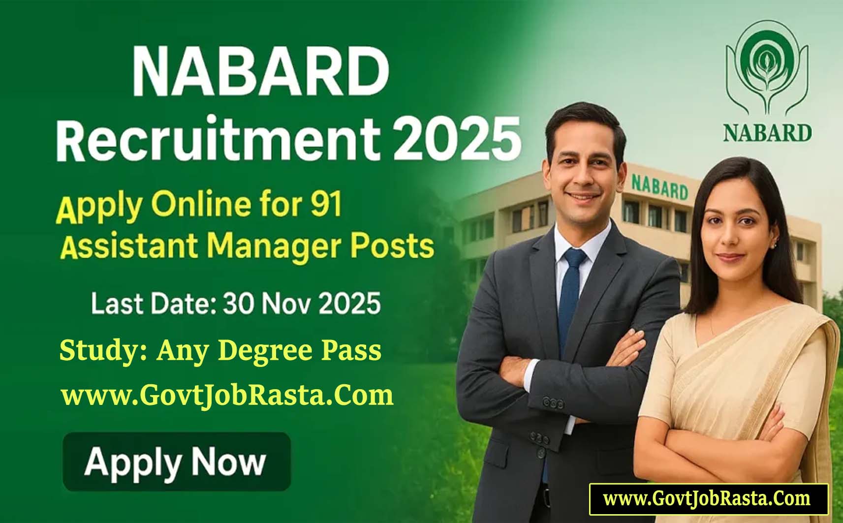 NABARD 91 Assistant Manager Online Form 2025
