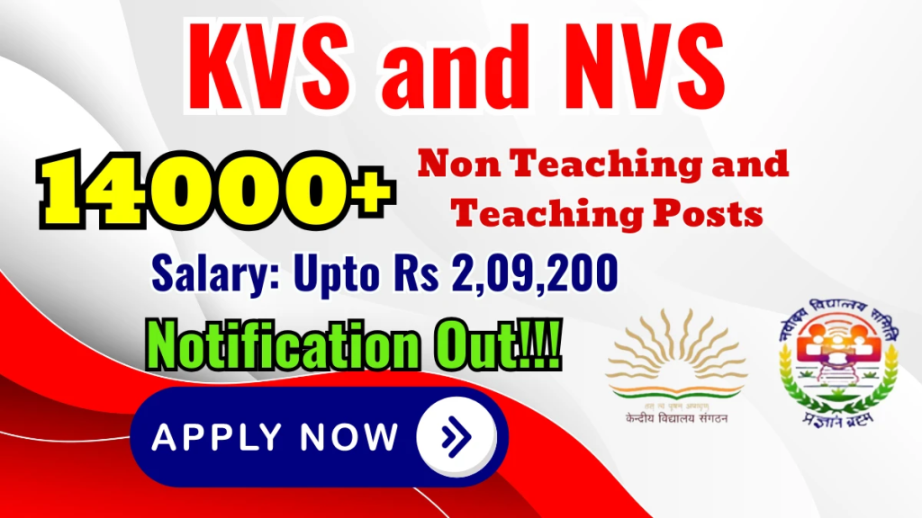 KVS NVS 14967 Teaching, Non Teaching Form 2025