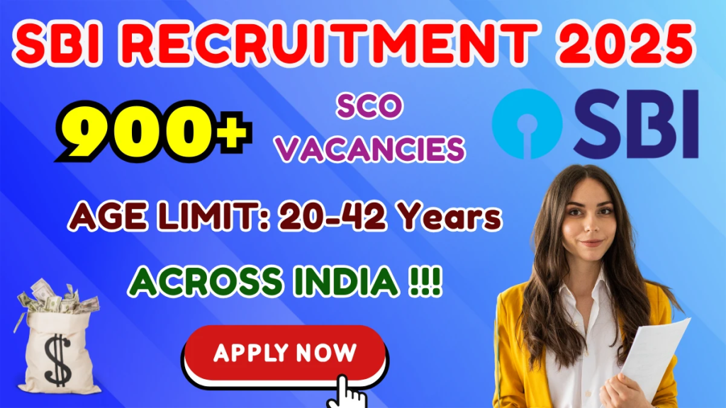 SBI SO Recruitment 2025 Apply Online for 996 Posts