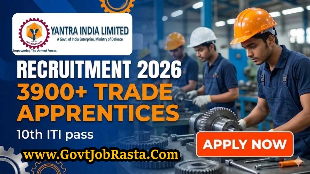 Yantra India YIL Trade Apprentices Recruitment 2026