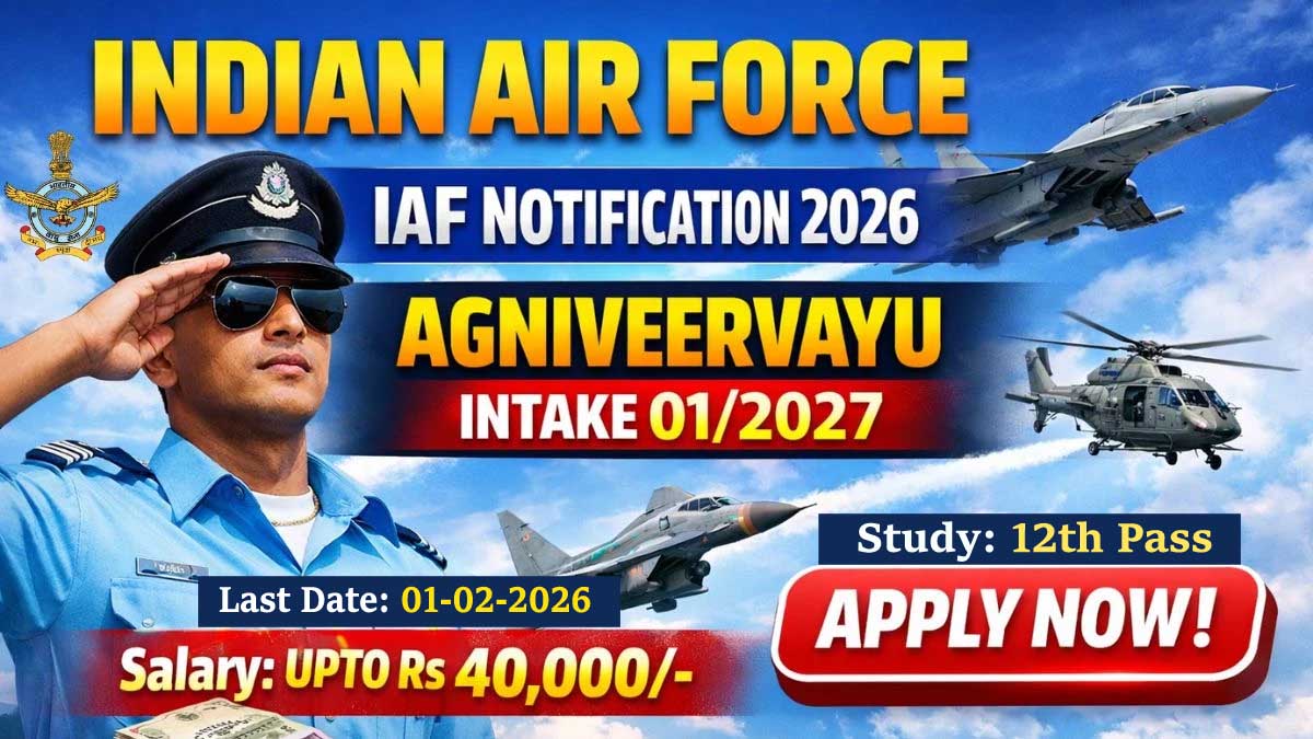 Air Force Agniveer Vayu Recruitment 2026