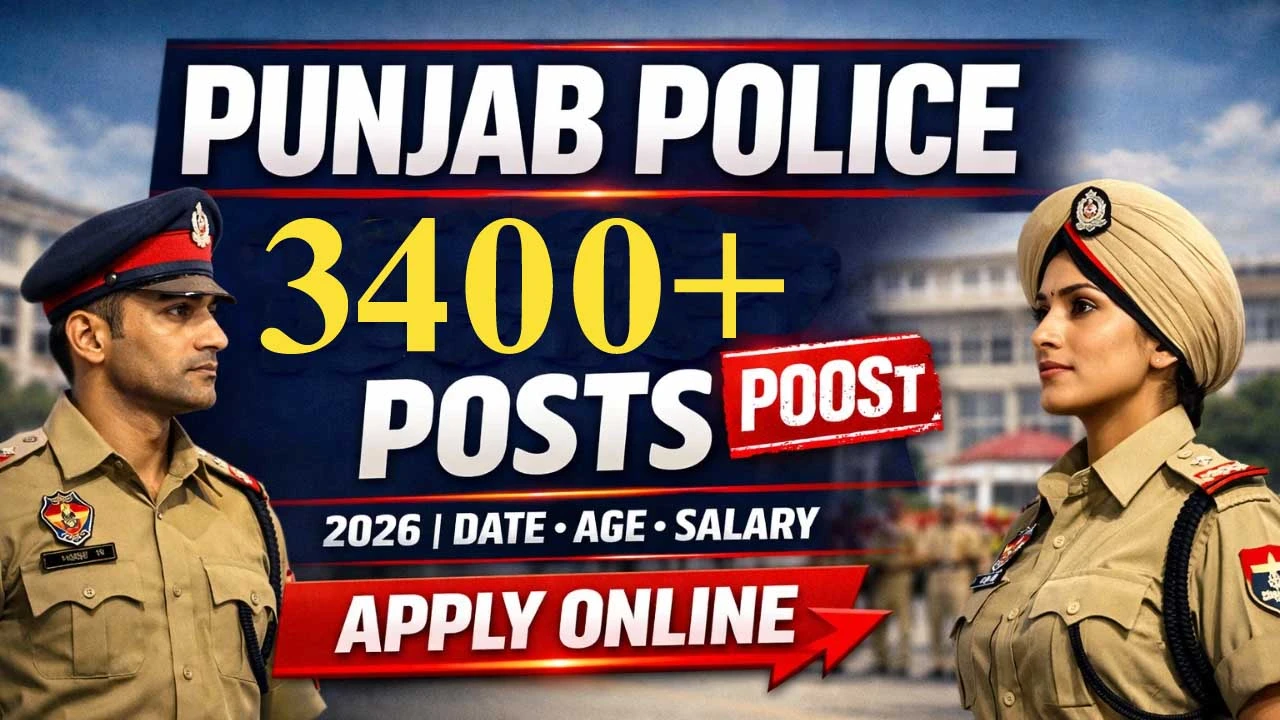 Punjab Police Constable Online Form 2026