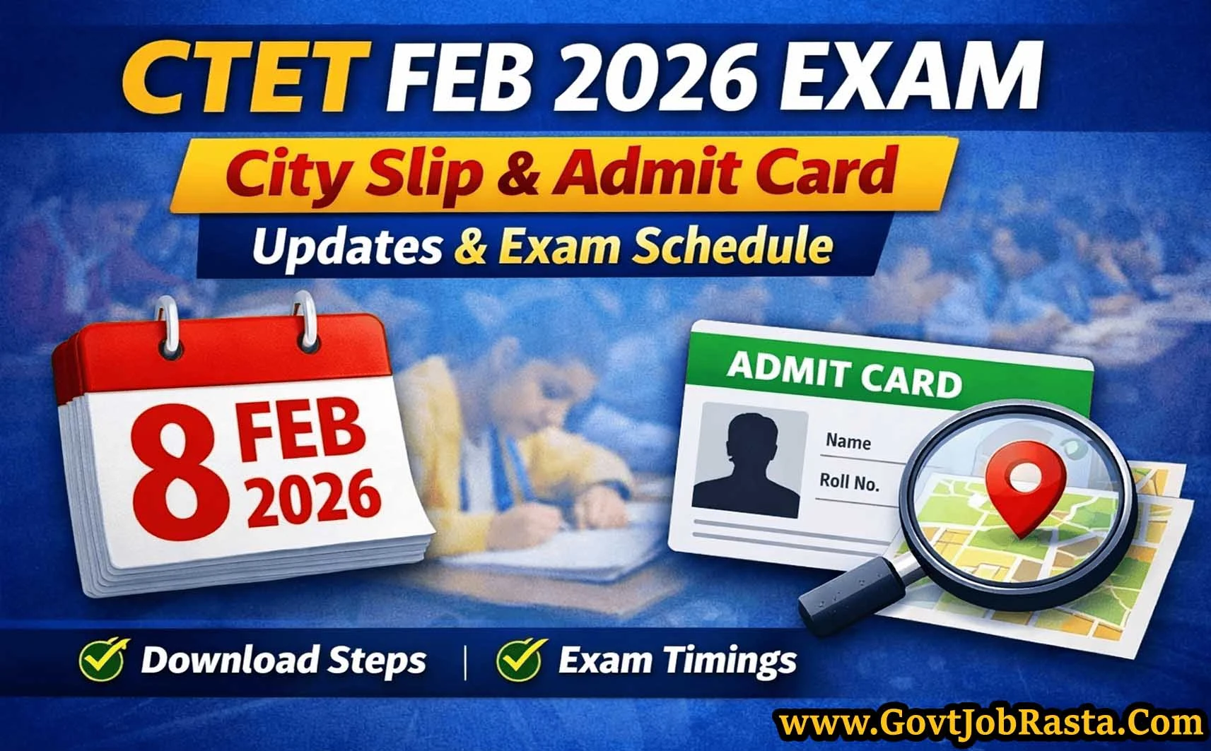 CTET February 2026 Exam City Details