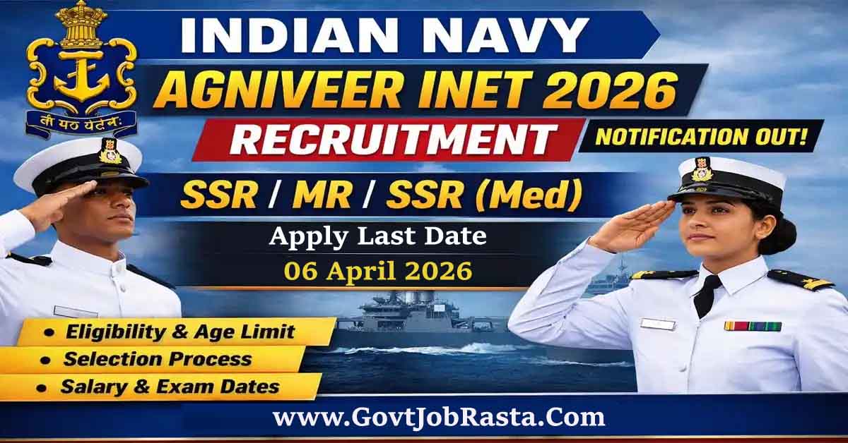 Indian Navy Agniveer (MR) Online Form 2026